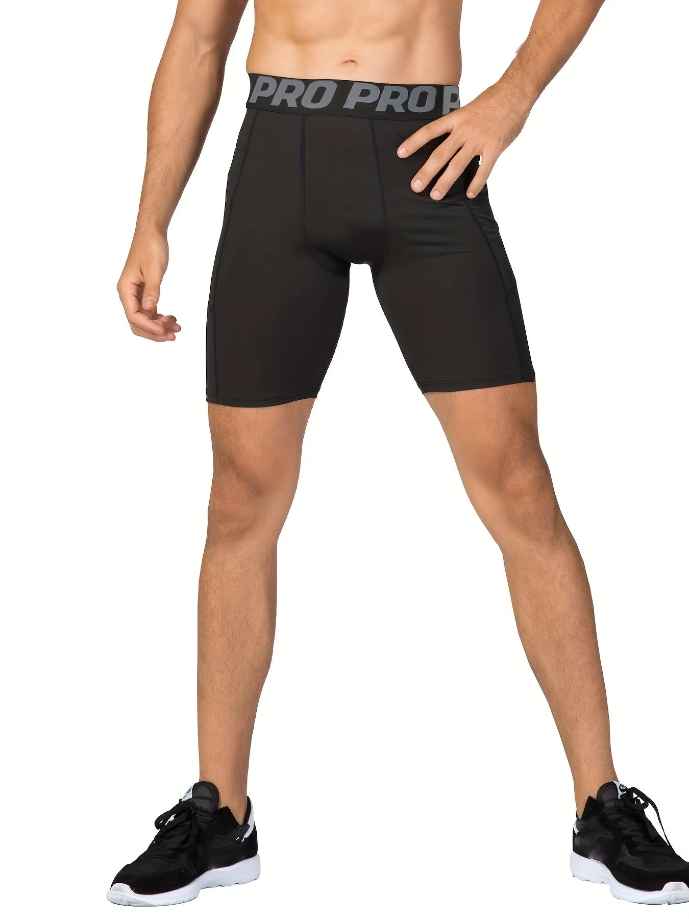 AlphaFlex™ 3-Pack Compression Shorts With Pocket – GymBro Edition