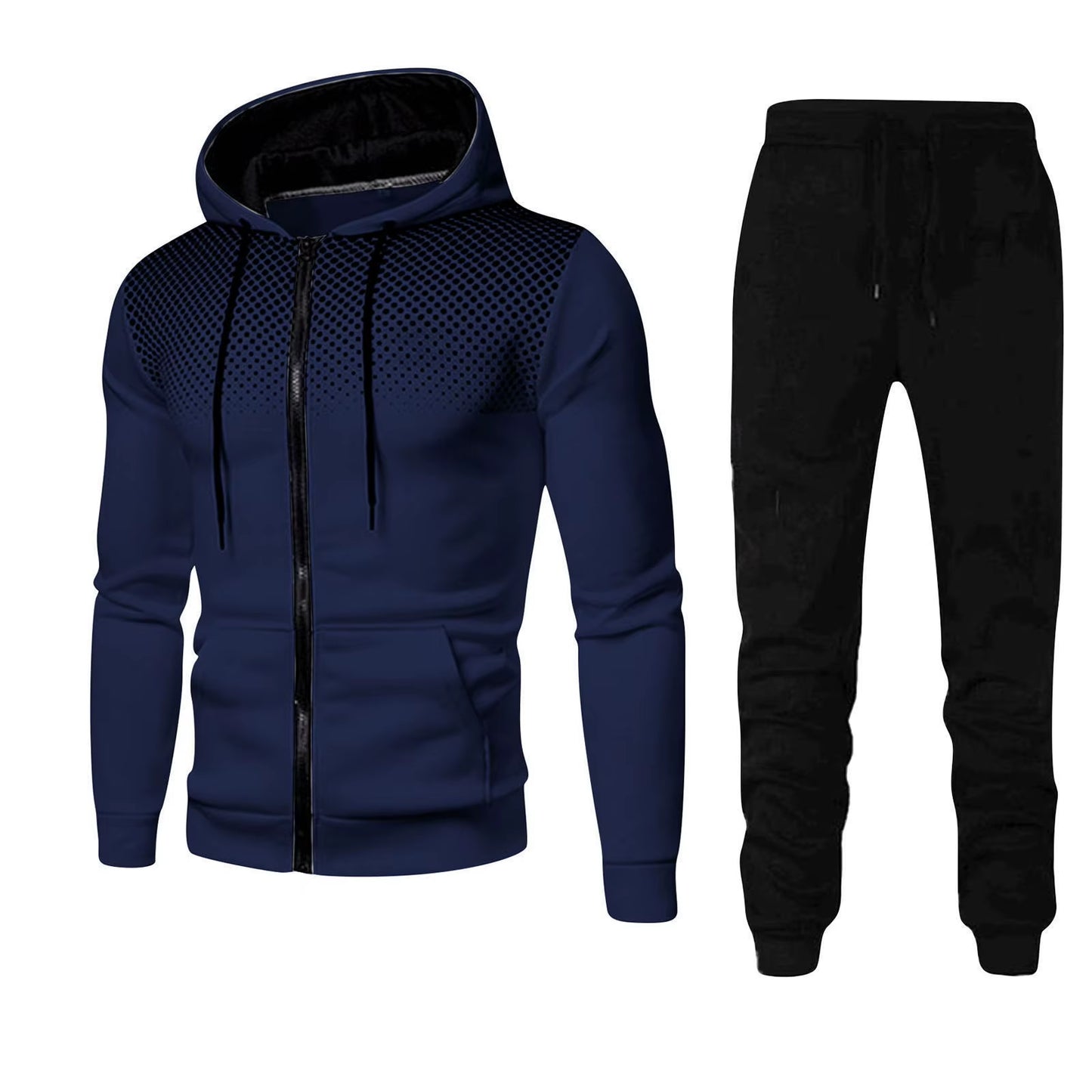 ÜberFit Men’s PowerSet™ – Bold Two-Tone Hoodie & Jogger Combo (For REAL Men Only)