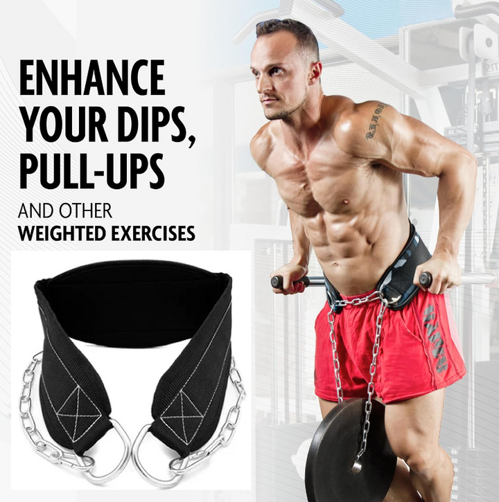 Über Alpha Dip Belt™ – Heavy-Duty Weighted Belt with Chain for Dips and Pull-Ups