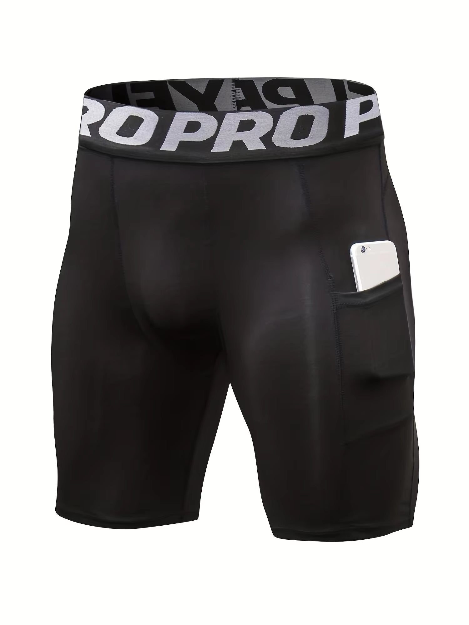 AlphaFlex™ 3-Pack Compression Shorts With Pocket – GymBro Edition