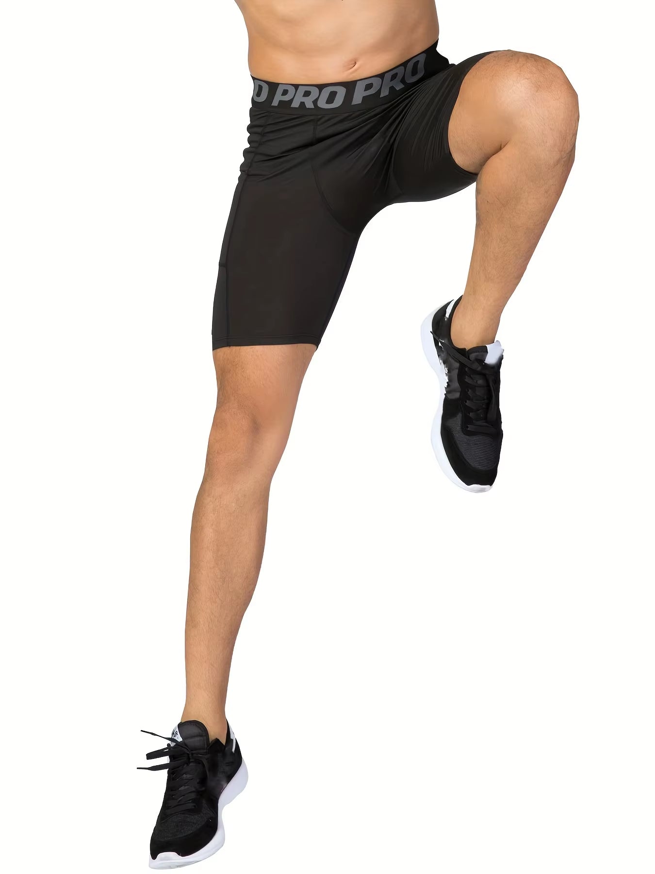 AlphaFlex™ 3-Pack Compression Shorts With Pocket – GymBro Edition