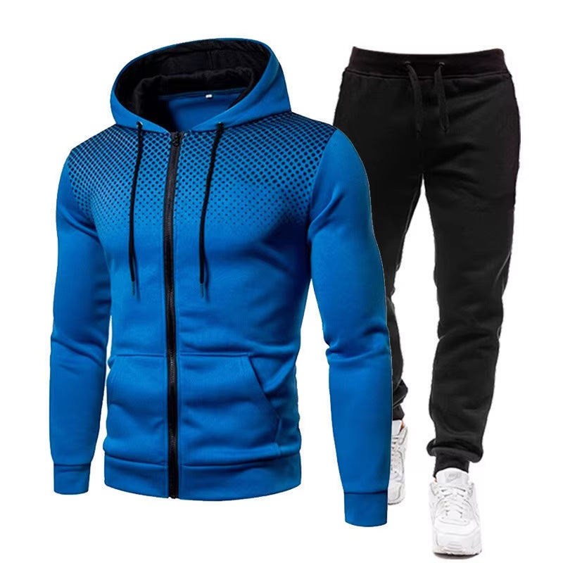 ÜberFit Men’s PowerSet™ – Bold Two-Tone Hoodie & Jogger Combo (For REAL Men Only)